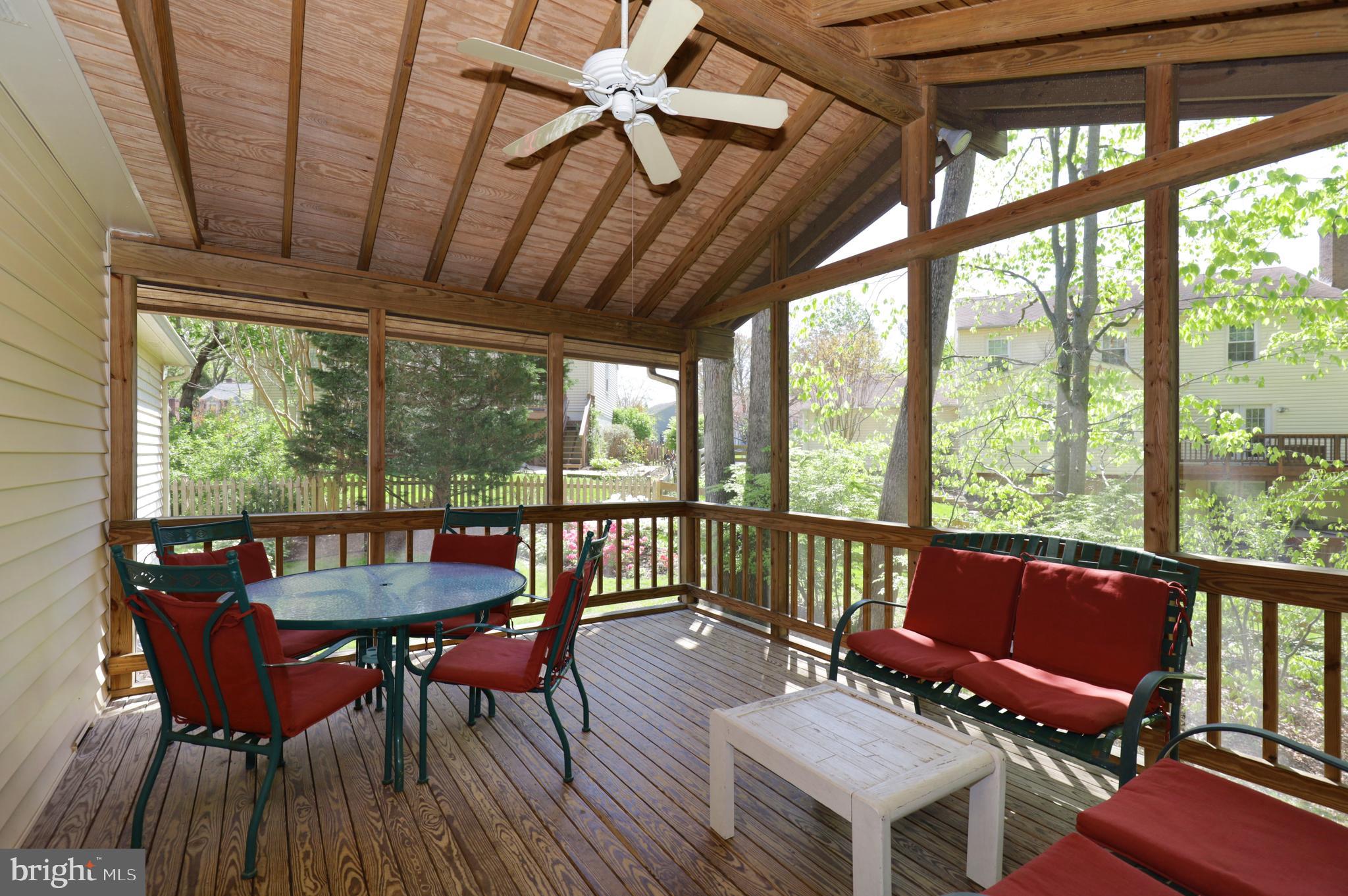 7616 Bertito Lane Springfield, VA 22153 - Photo 18 of 54 Screened-in Porch