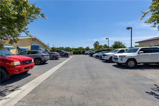 a car parked in front of a house