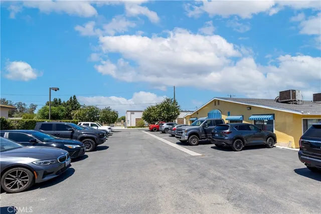 a car parked in front of a house