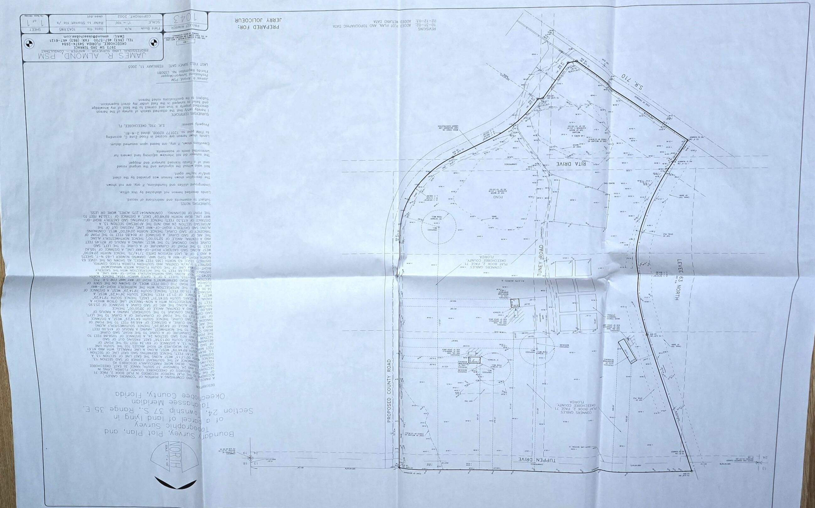 4567 Highway 710 Okeechobee, FL 34974 - Photo 50 of 51 Boundry Survey