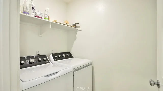 a view of a balcony with city view