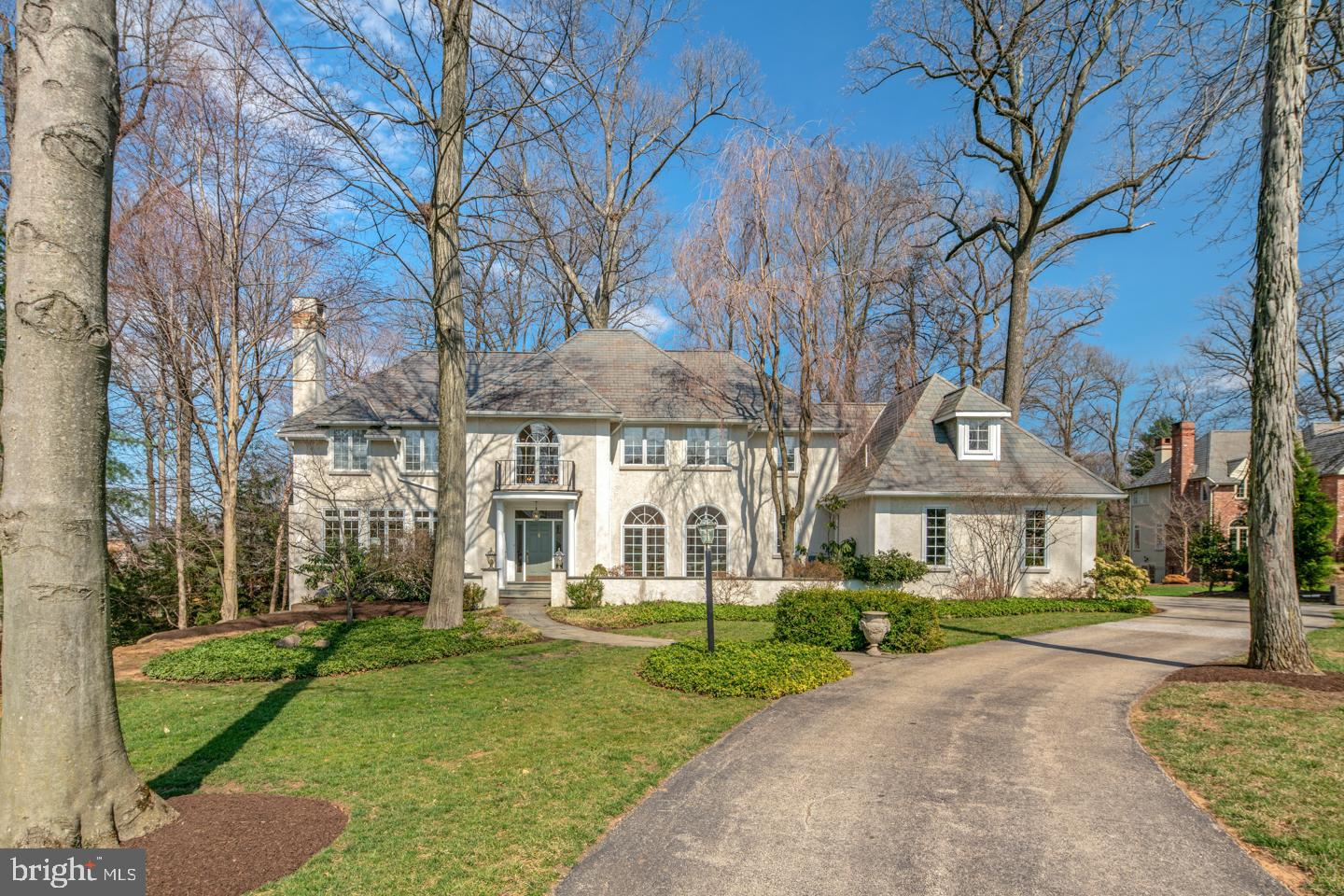 French Colonial on cul-de-sac