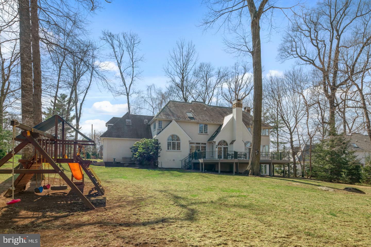 603 Longchamps Drive Devon, PA 19333 - Photo 37 of 43 Level Back Yard