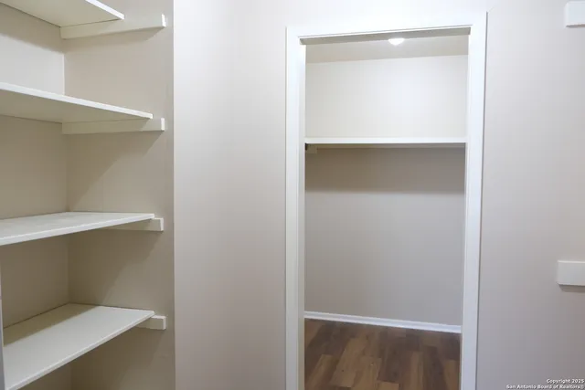 a bathroom with a vanity