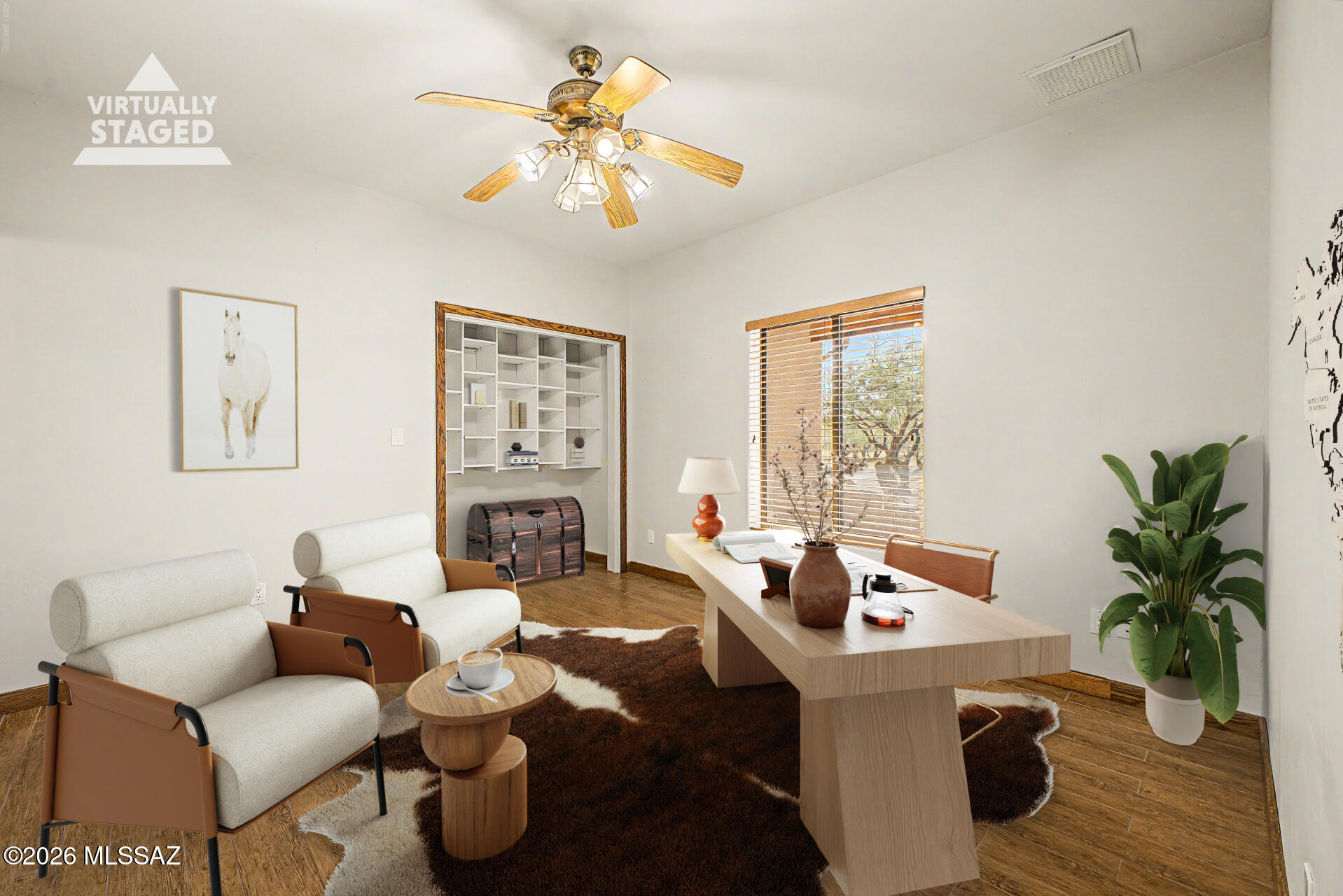 15660 North Pharlap Road Tucson, AZ 85739 - Photo 39 of 49 Bdrm 2/Office/Staged