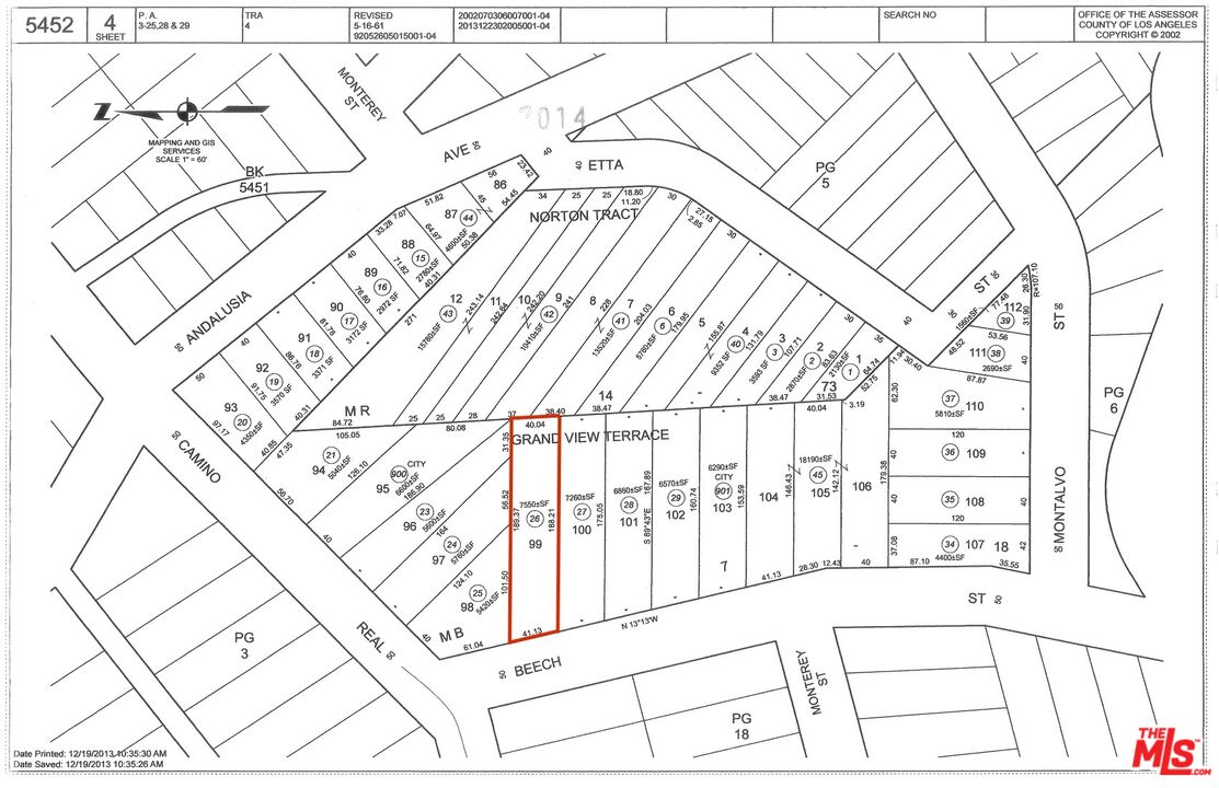 657 Beech Street Los Angeles, CA 90065 - Photo 3 of 3 a view of wooden floor with windows