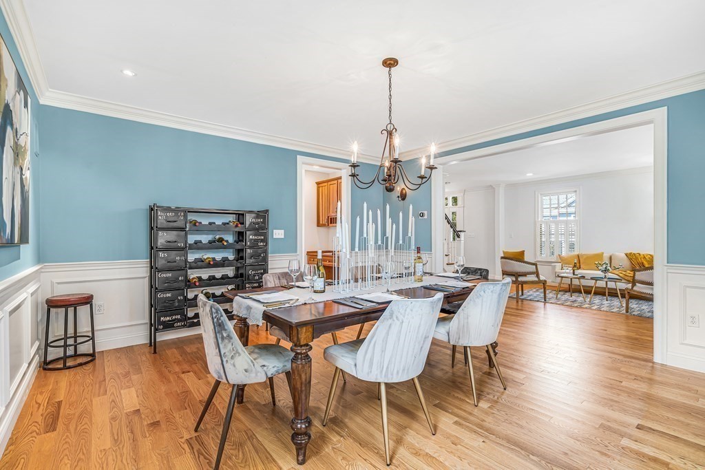 96 Pilgrim Road Concord, MA 01742 - Photo 4 of 24 a view of a dining room with furniture window and wooden floor