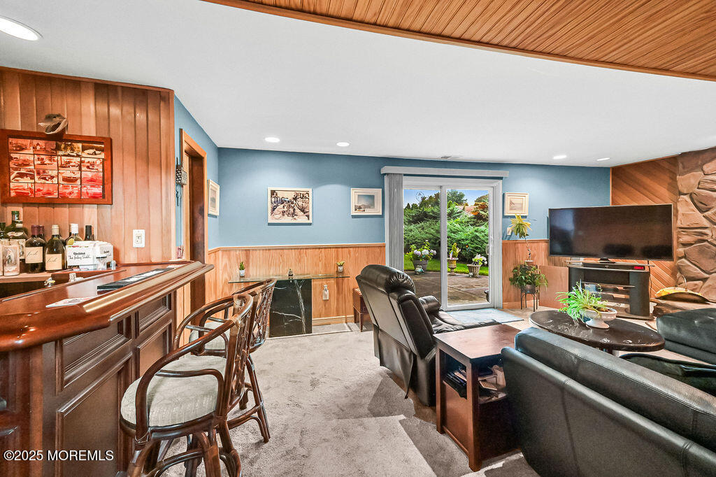 308 Stone Road Hazlet, NJ 07730 - Photo 13 of 58 a view of a dining room with furniture window and outside view