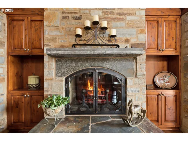 a living room with furniture a dining table and chairs
