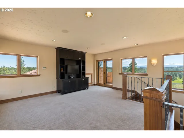 a view of a big building with a big yard