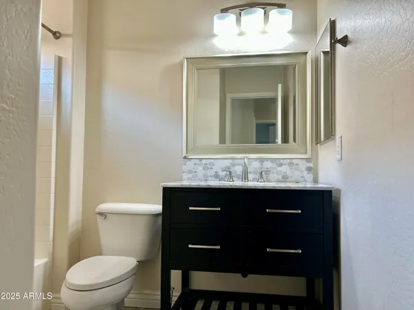 a bathroom with a sink and a toilet