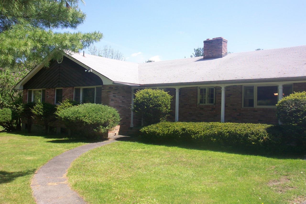 a house with a yard