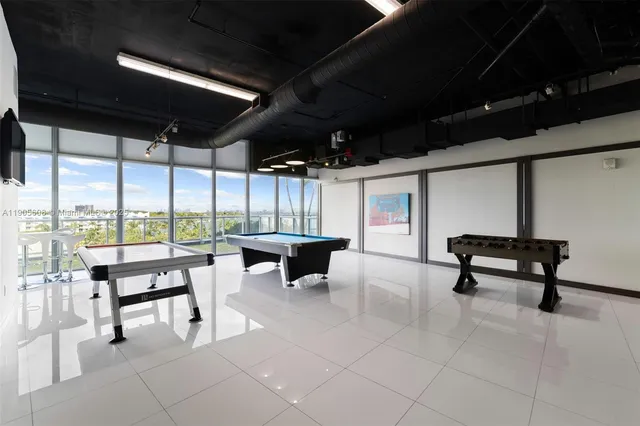 a view of a storage in a room