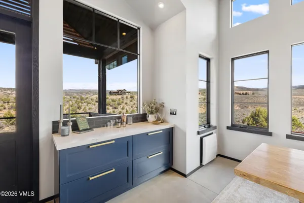 a view of washer and dryer in a utility room