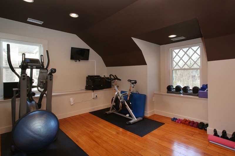 460 Heath Street Brookline, MA 02467 - Photo 20 of 22 a view of a room with gym equipment