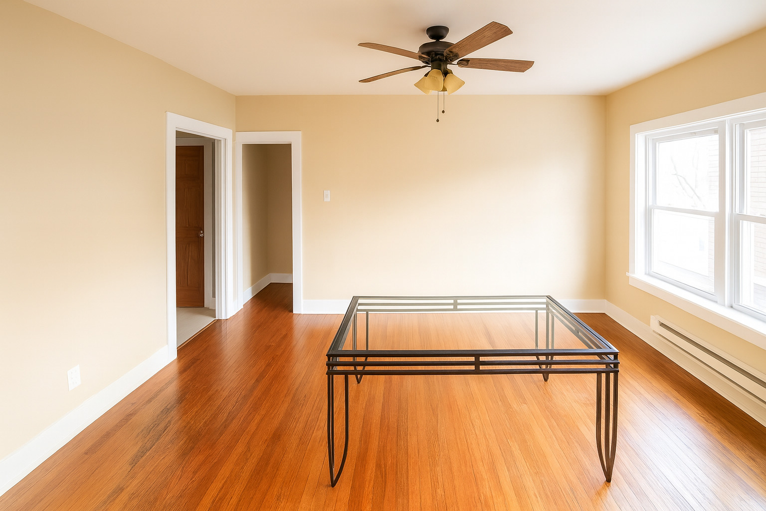 910 Nicholson Street Joliet, IL 60435 - Photo 19 of 30 a living room with a wooden floor
