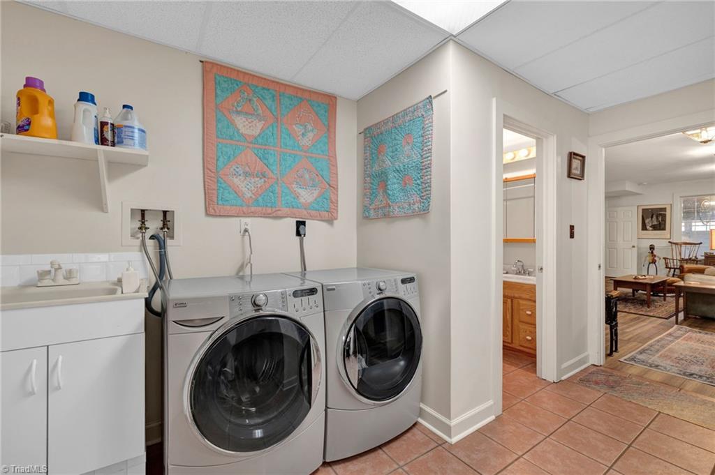 4300 Williams Road Lewisville, NC 27023 - Photo 30 of 50 Laundry space and full bath in basement