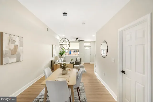 a very nice looking room with a large window