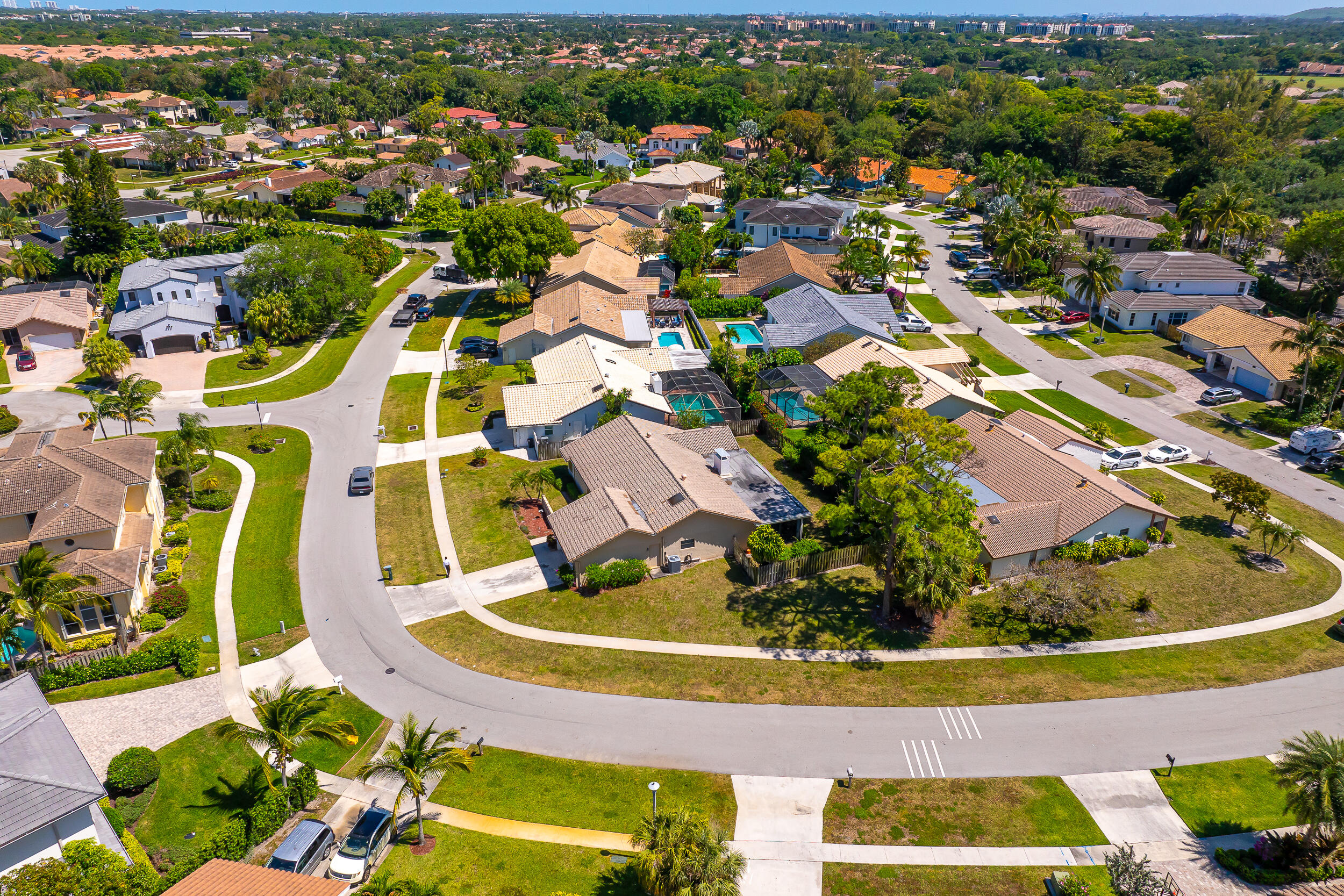 22171 Hollyhock Trail Boca Raton, FL 33433 - Photo 18 of 19 an aerial view of residential houses with outdoor space