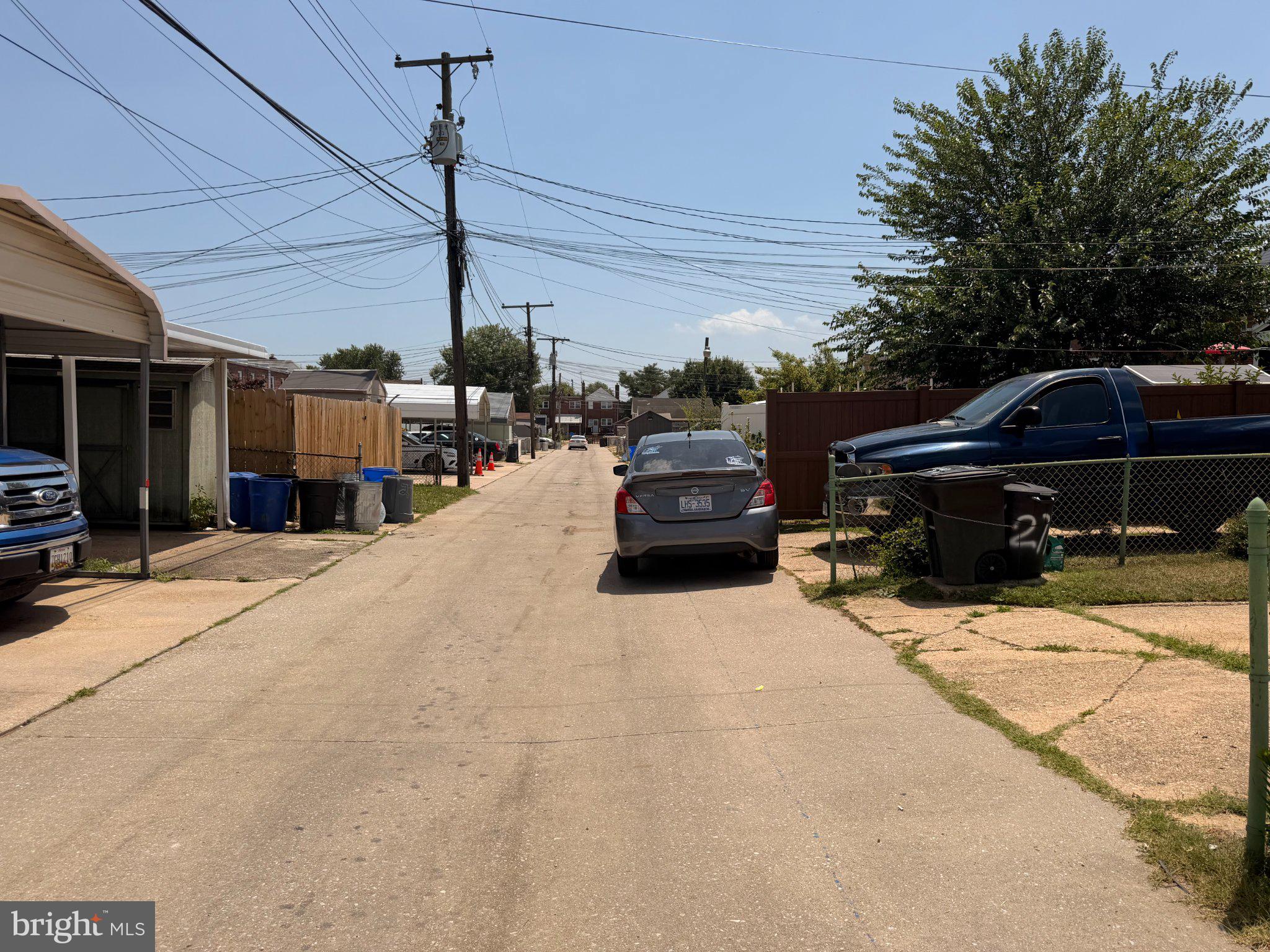 2717 Creston Road Dundalk, MD 21222 - Photo 8 of 22 Quiet alleyway with parked cars.
