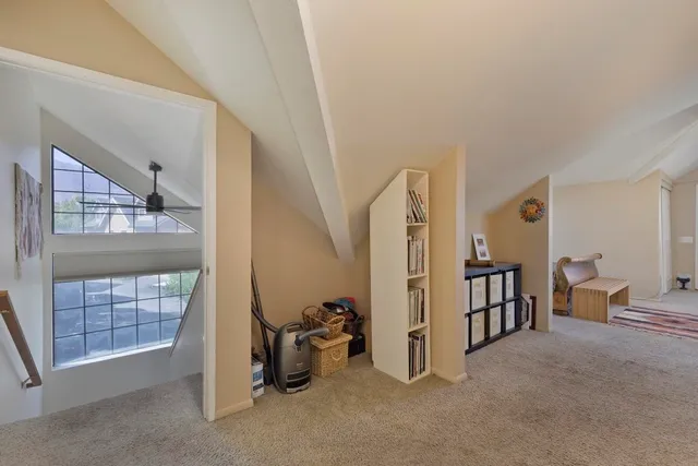 a view of livingroom with furniture and windows