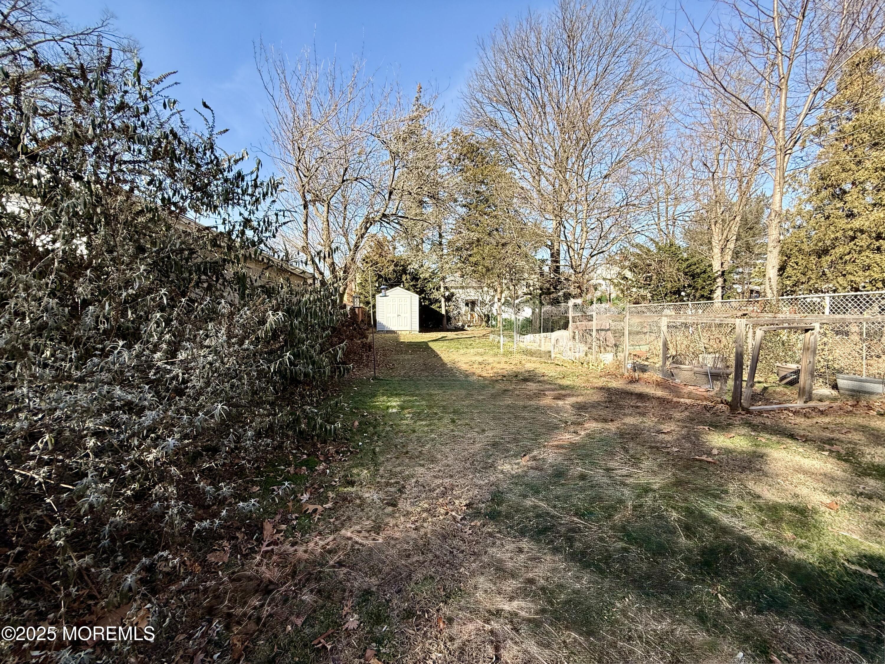 48 Broughton Avenue Bloomfield, NJ 07003 - Photo 25 of 27 a view of yard covered with snow and trees