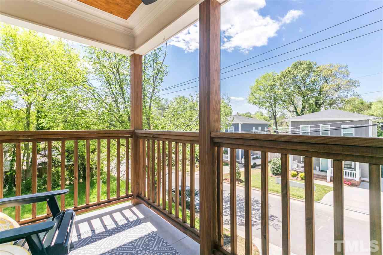12 Hill Street Raleigh, NC 27610 - Photo 17 of 30 a view of a porch with a yard