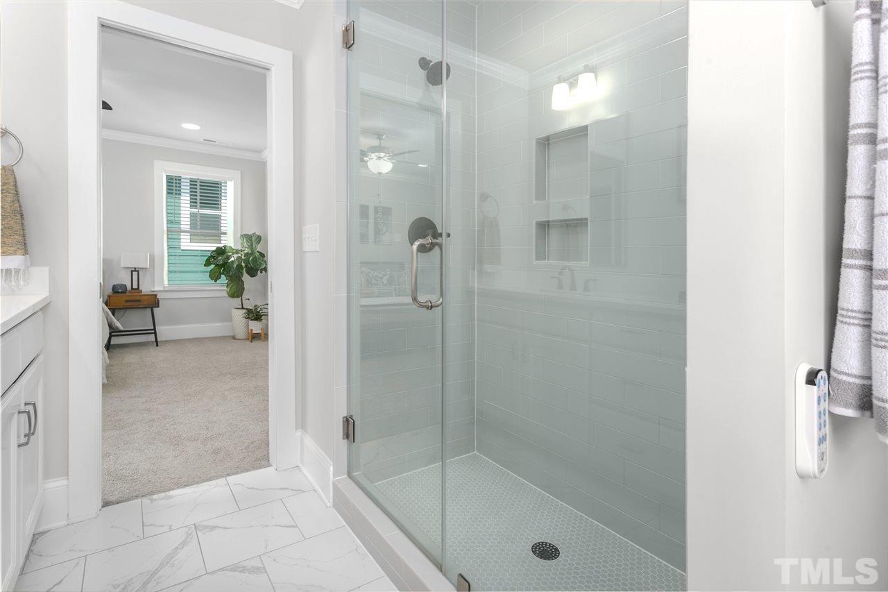 12 Hill Street Raleigh, NC 27610 - Photo 19 of 30 a bathroom with a shower