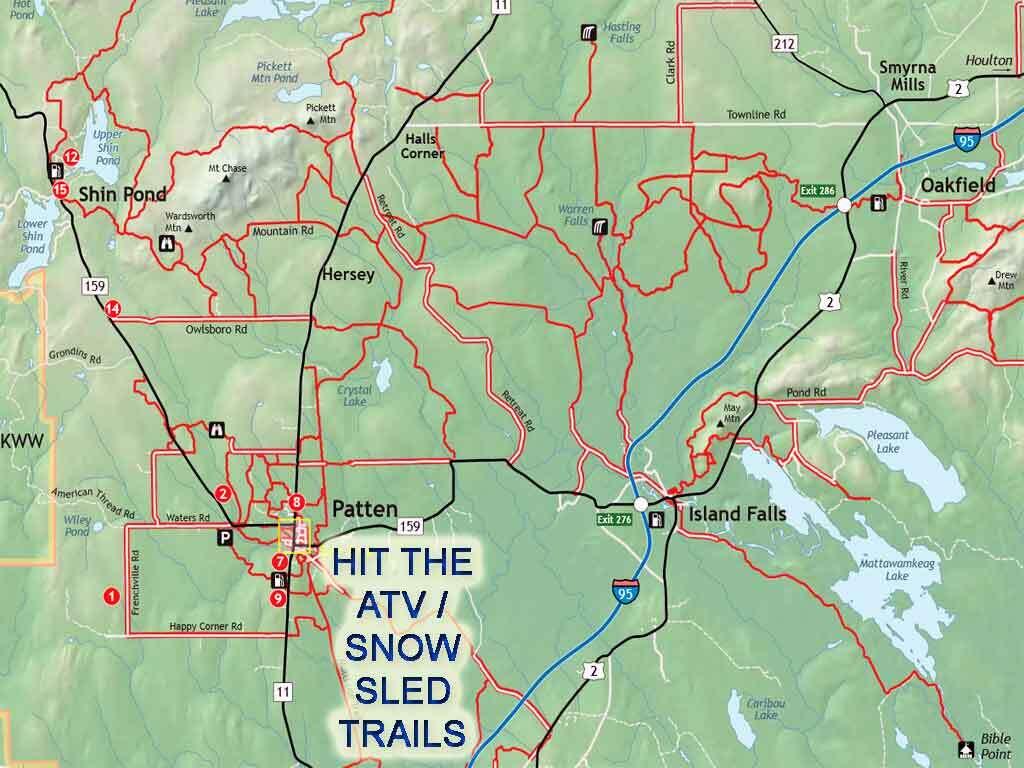 Lot 16 B North Road Patten, ME 04765 - Photo 9 of 31 atv-snowsled-trail-maps