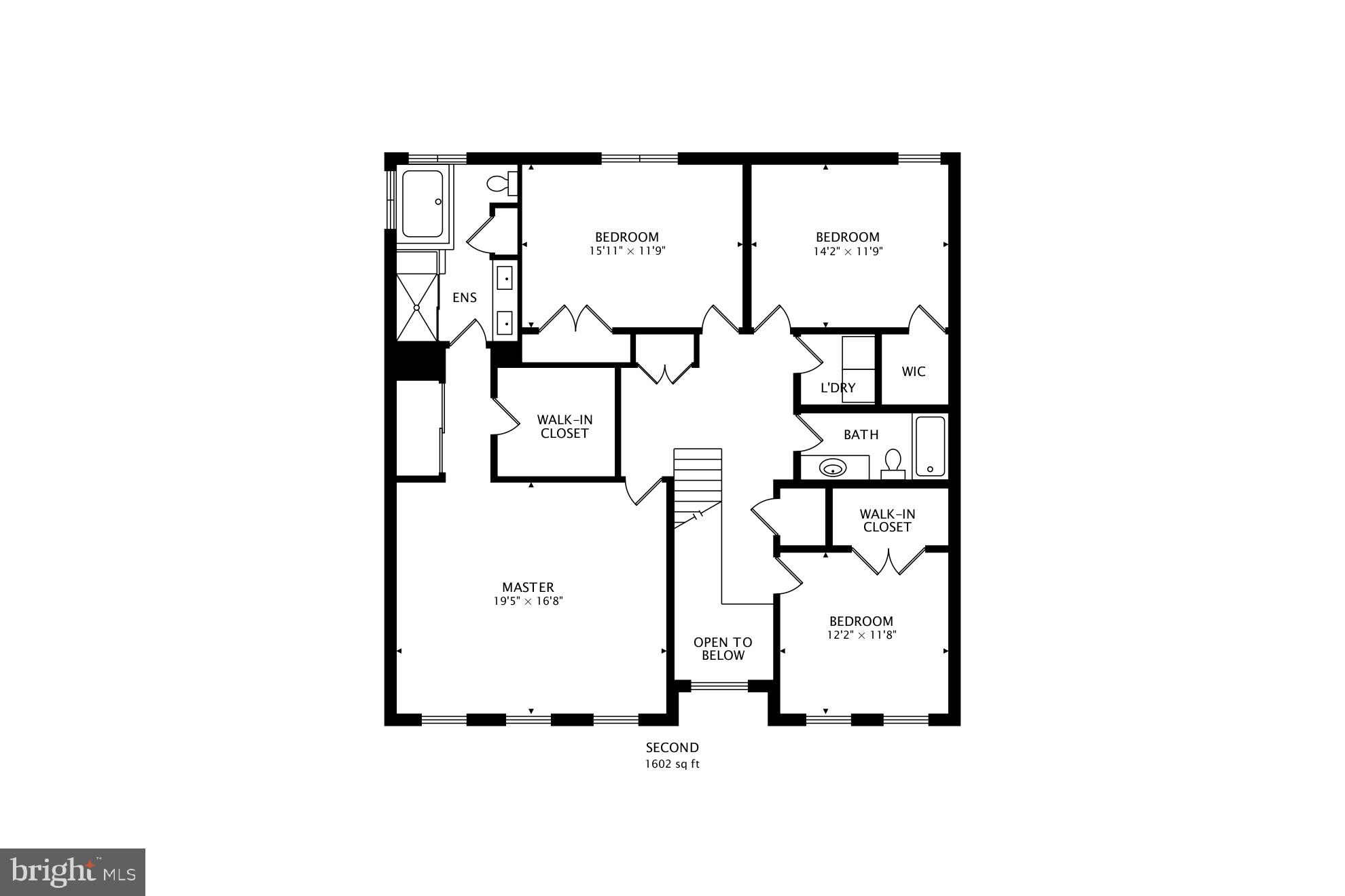 612 Crawfords Ridge Road Odenton, MD 21113 - Photo 52 of 53 Upper Level Floor Plan