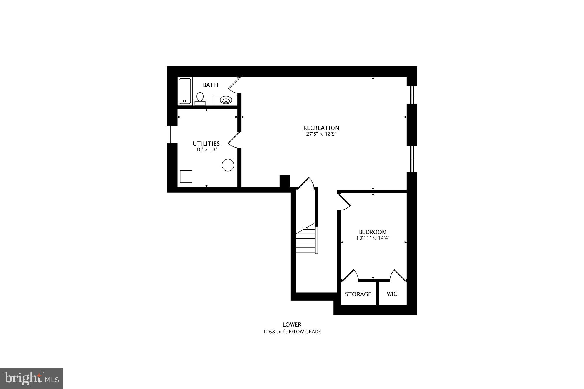 612 Crawfords Ridge Road Odenton, MD 21113 - Photo 53 of 53 Basement Floor Plan