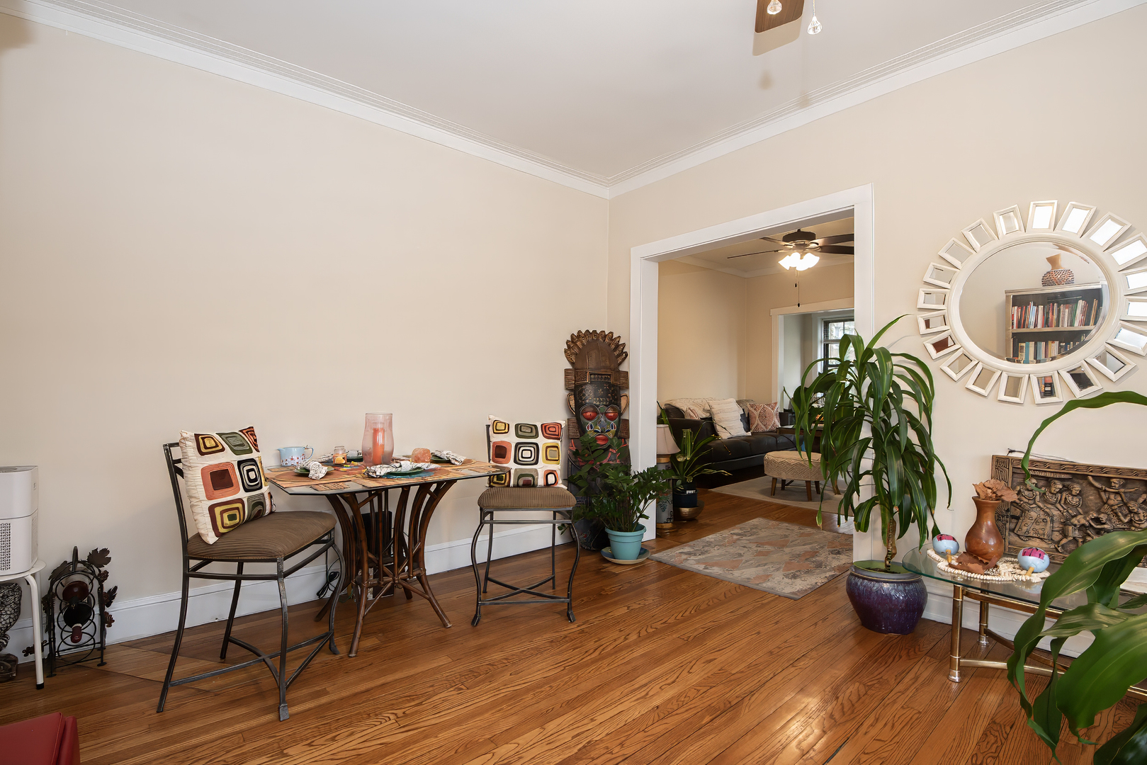 920 Wesley Avenue, Unit 1 Oak Park, IL 60304 - Photo 11 of 21 a view of a dining room with furniture and wooden floor