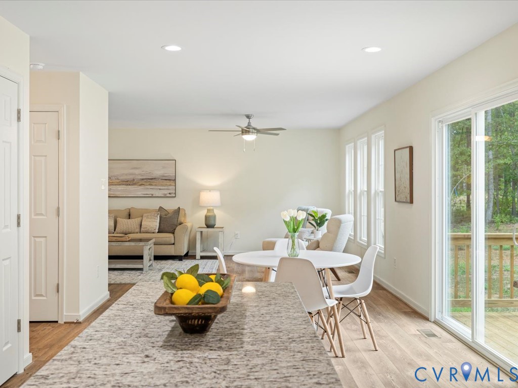 160 Ashburn Road Cumberland, VA 23040 - Photo 21 of 45 a living room with furniture and wooden floor