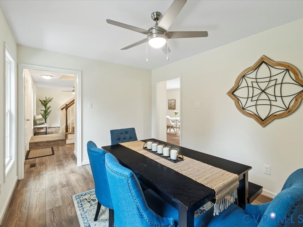 160 Ashburn Road Cumberland, VA 23040 - Photo 23 of 45 a view of a dining room with furniture and wooden floor