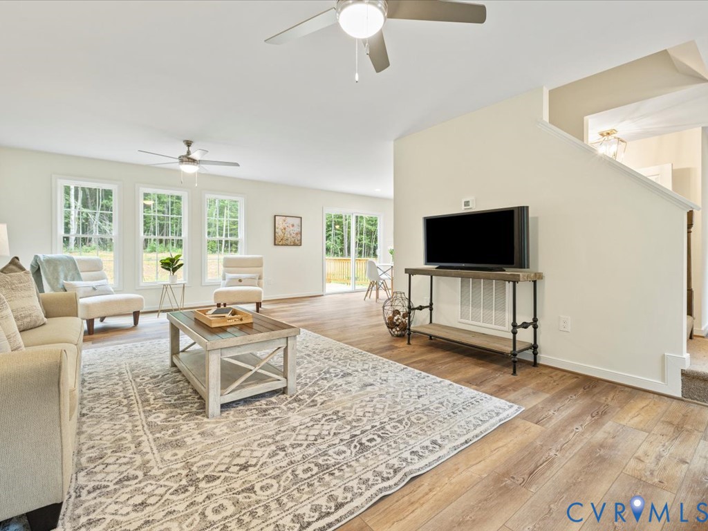 160 Ashburn Road Cumberland, VA 23040 - Photo 25 of 45 a living room with furniture and a flat screen tv