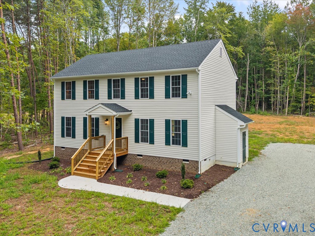 160 Ashburn Road Cumberland, VA 23040 - Photo 42 of 45 a view of a house with a yard and large tree