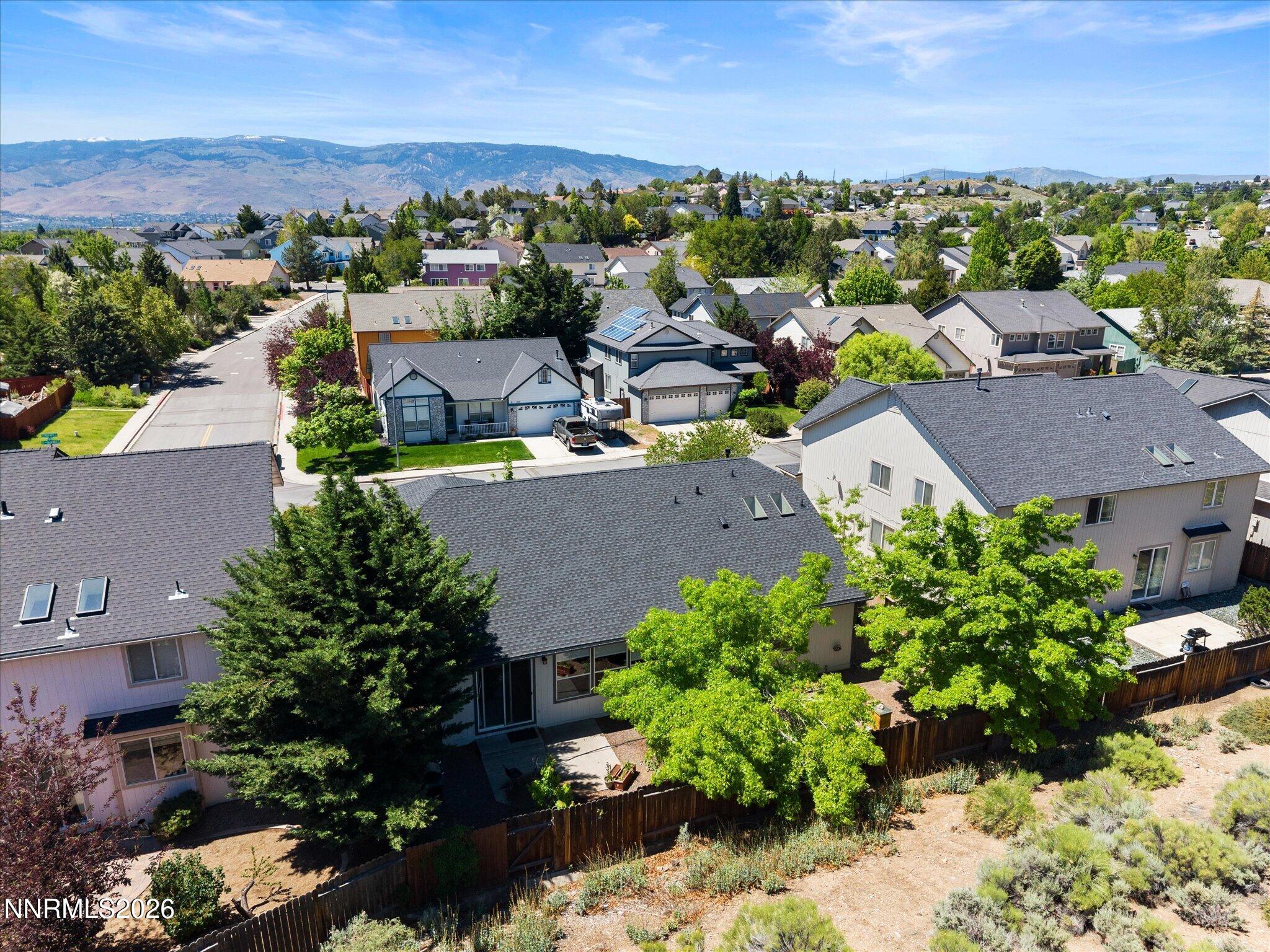 3101 Green River Drive Reno, NV 89503 - Photo 54 of 62 an aerial view of a house with a garden
