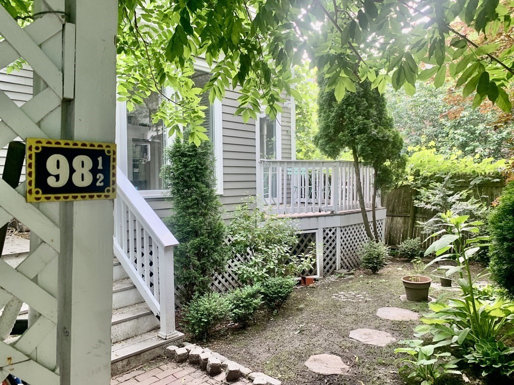 98.5 Foster Cambridge Ma Cambridge, MA 02138 - Photo 1 of 1 a view of a pathway of a house with potted plants