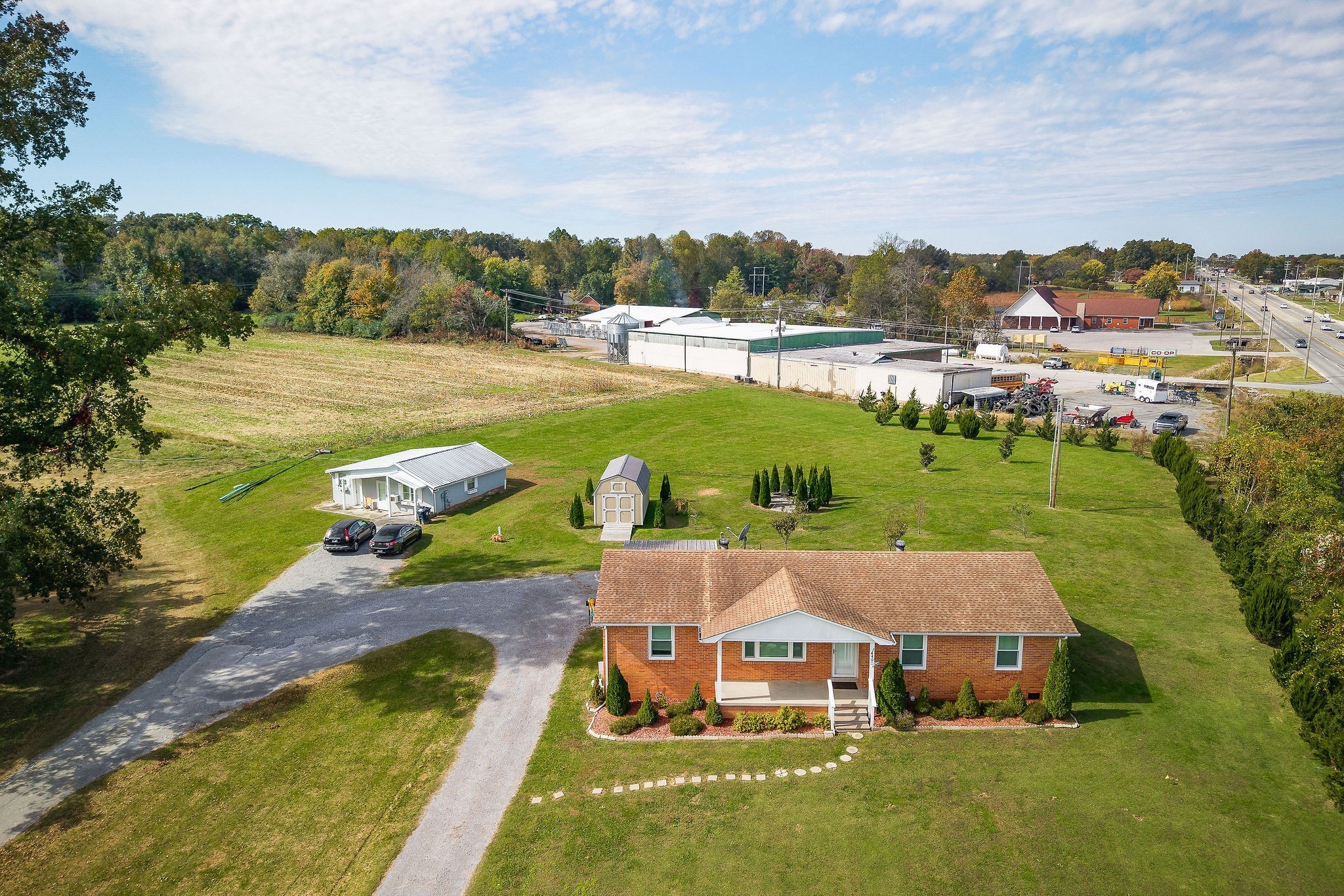 401 Whaley Street Smithville, TN 37166 - Photo 17 of 37 an aerial view of a house with a big yard