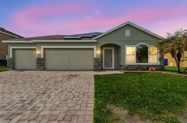 a view of a lake with a ocean view