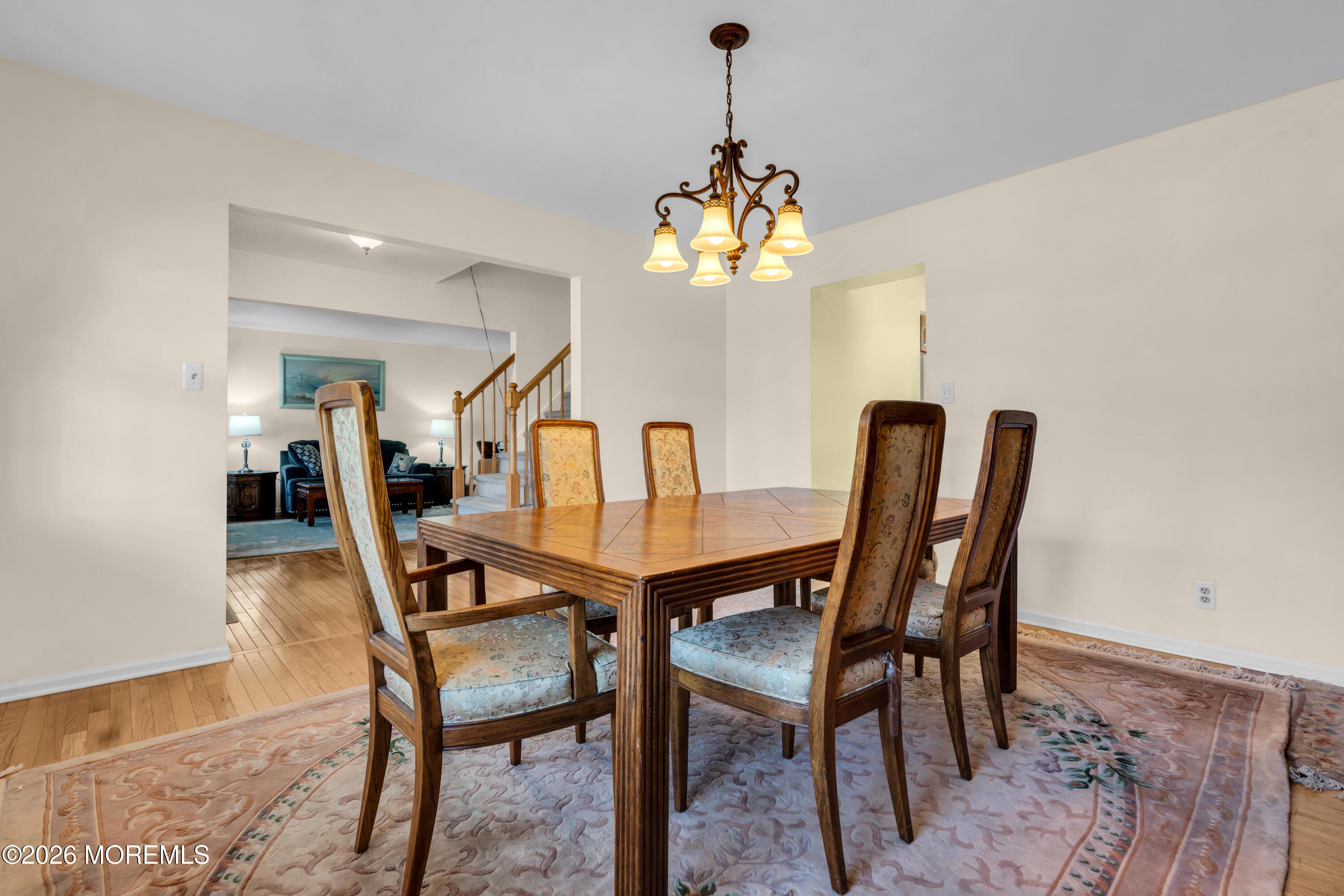 1 Wendy Court Jackson, NJ 08527 - Photo 8 of 33 a view of a dining room with furniture and chandelier