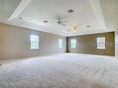 a view of backyard from balcony