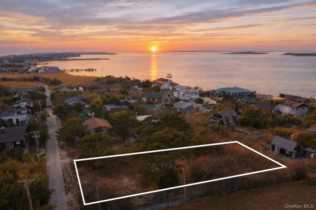a view of city and ocean