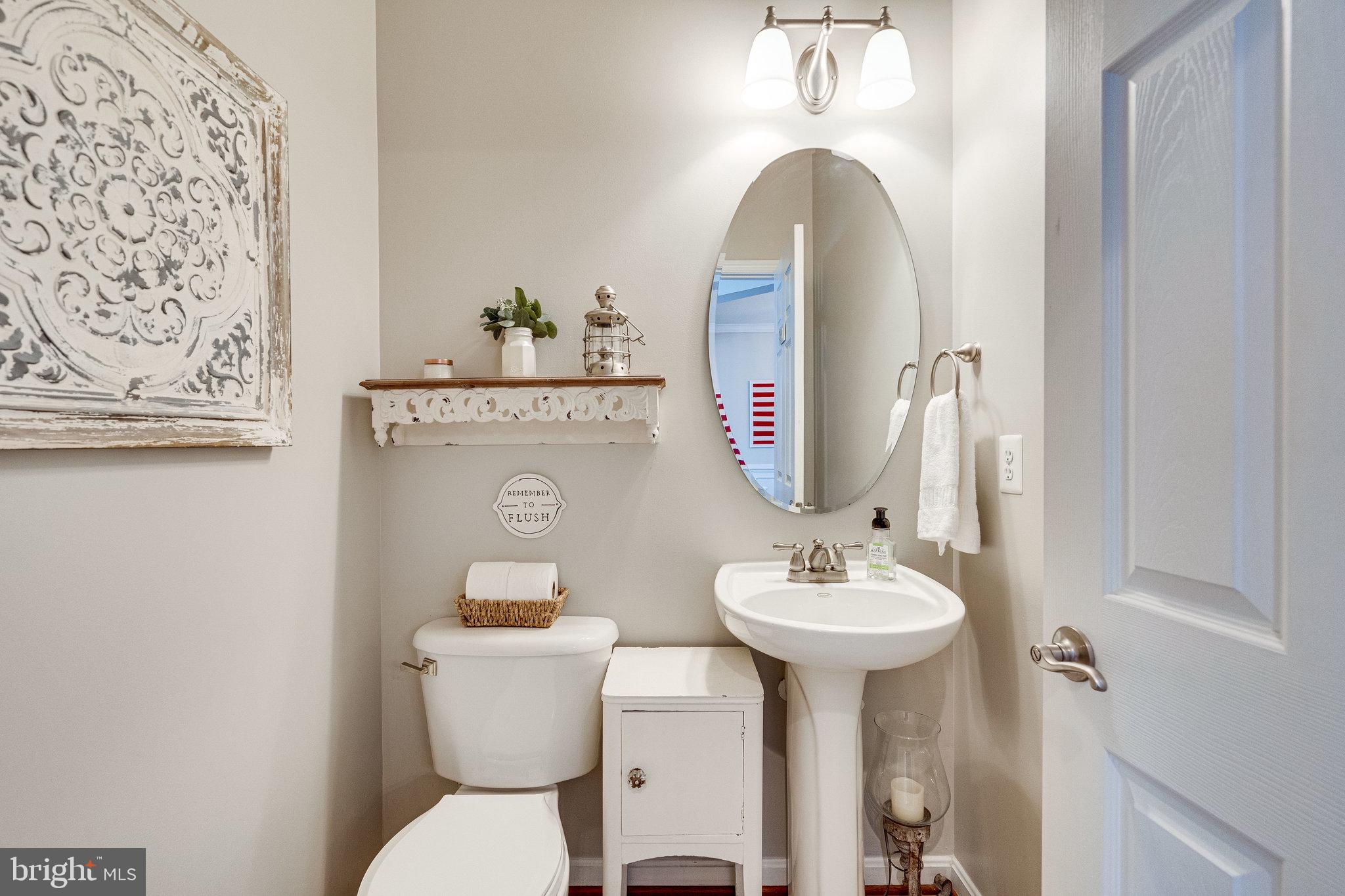 9167 Furey Road Lorton, VA 22079 - Photo 12 of 55 Main floor powder room.