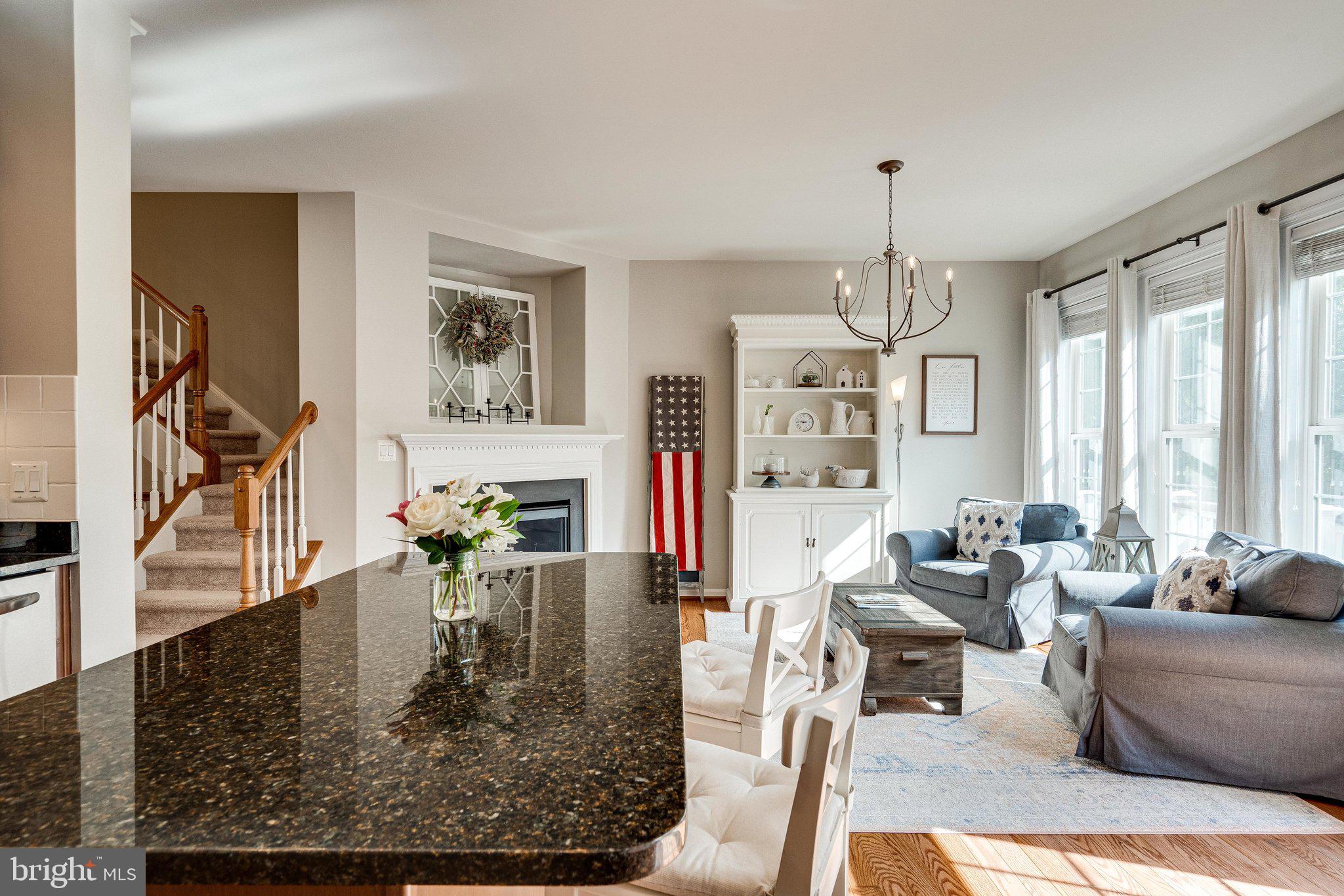 9167 Furey Road Lorton, VA 22079 - Photo 15 of 55 Classic black granite countertops.