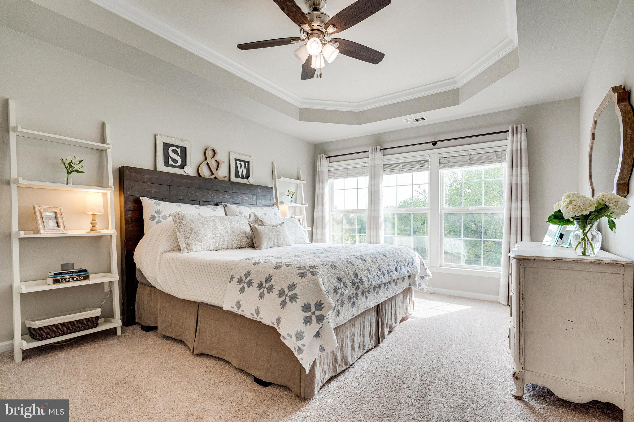 9167 Furey Road Lorton, VA 22079 - Photo 28 of 55 Tray ceiling with fan add to the thoughtful detail