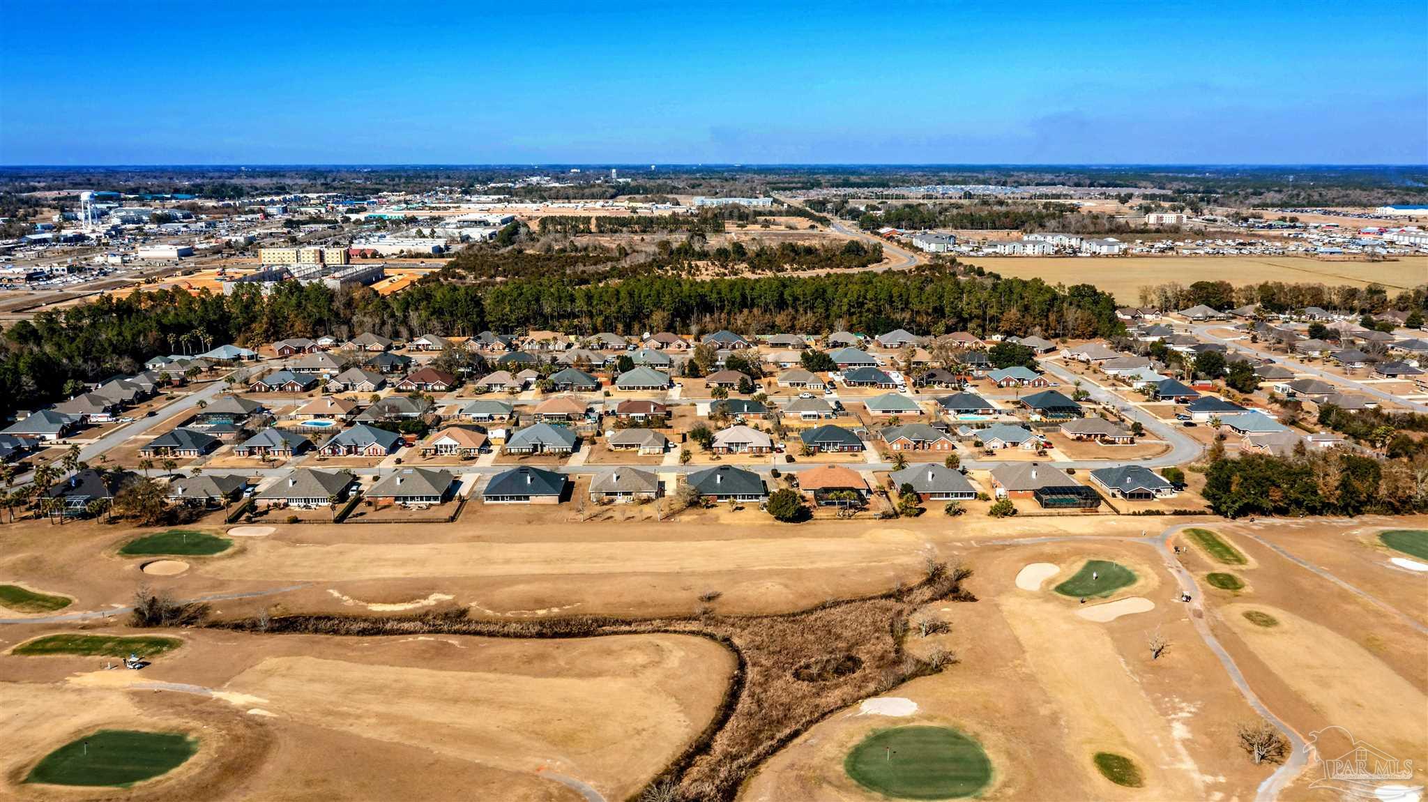 420 Collinwood Loop Foley, AL 36535 - Photo 60 of 63 an aerial view of residential building and ocean view