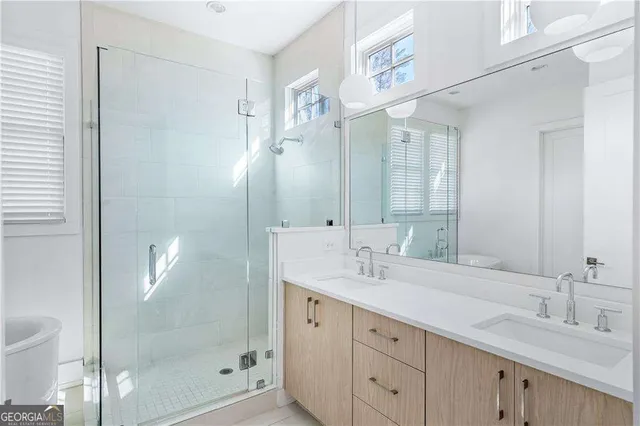 a view of staircase with wooden floor