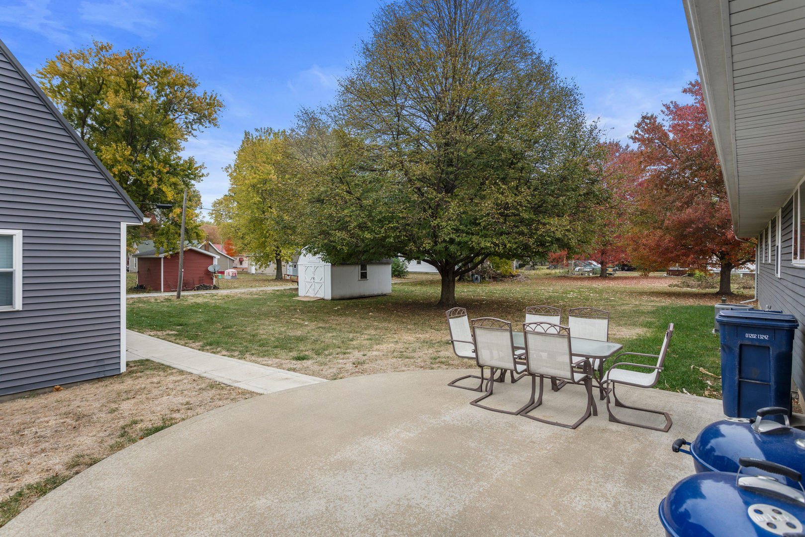 110 5th Street Ivesdale, IL 61851 - Photo 31 of 37 a view of a backyard with sitting area