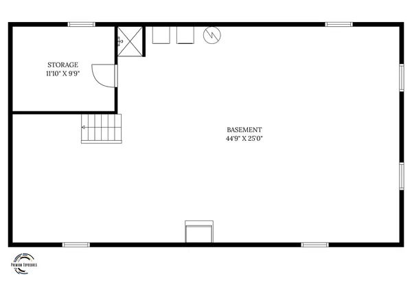 a picture of a black and white wall